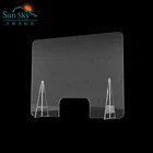 Acrylic Hot Sale Transparent Acrylic Folding Plexiglass Shield Sneeze Guards For School