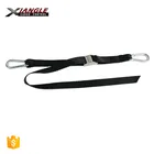 25mm stainless steel 304 heavy duty cam buckle tie down strap lashing belt with carabiner