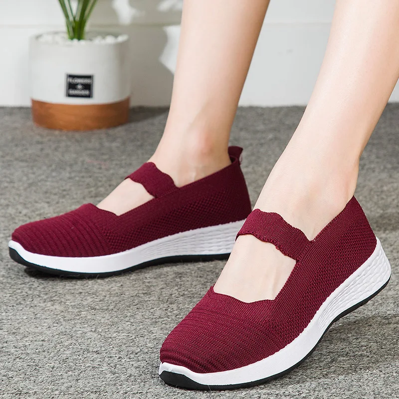 Red Fation Breathable Light Weight Shoes Casual Slip On Sneakers Shose For Ladies, Black\red\grey\purple\pink\beige
Red Fation Breathable Light Weight Shoes Casual Slip On Sneakers Shose For Ladies, Black\red\grey\purple\pink\beige