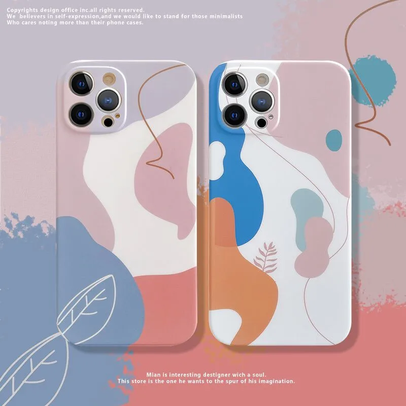Popular cute phone cases Color matching watercolor for iphone 13 12 11 pro max case 7 8 Plus XR X XS SE Silicone Cover
Popular cute phone cases Color matching watercolor for iphone 13 12 11 pro max case 7 8 Plus XR X XS SE Silicone Cover