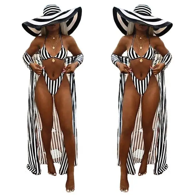 Sexy Bikini Swimsuit With Cover Up Set Summer Women Swimwear Sun Protection Bathing Swim Suit See-through Dress, Black or custom pantone color
Sexy Bikini Swimsuit With Cover Up Set Summer Women Swimwear Sun Protection Bathing Swim Suit See-through Dress, Black or custom pantone color