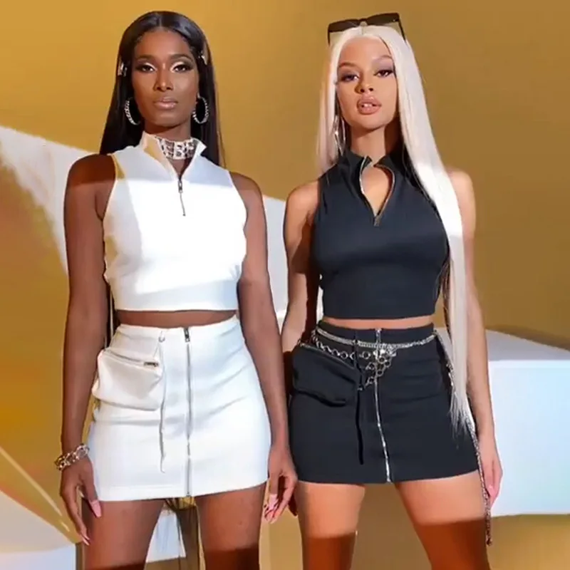 European Style Solid Color Sexy Mature Ladies Dress Ladies Women Dress Sexy Club Wear Two Piece Set Women's Clothing Skirts
European Style Solid Color Sexy Mature Ladies Dress Ladies Women Dress Sexy Club Wear Two Piece Set Women's Clothing Skirts