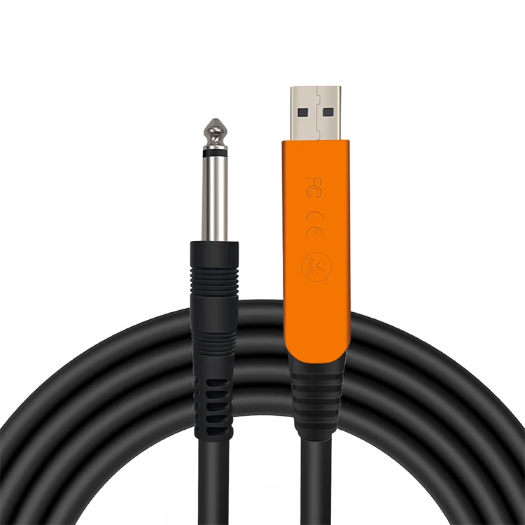 3M Usb Guitar Cable 10 Ft,XINGE High Quality Electric Guitar Instrument Audio Interface Cable Cordes De Guitare Classique, Black
3M Usb Guitar Cable 10 Ft,XINGE High Quality Electric Guitar Instrument Audio Interface Cable Cordes De Guitare Classique, Black