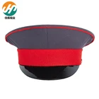 Wholesale Custom Hat Design Military Uniform Navy Army Police OEM ODM Officer Peaked Cap