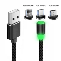3 in 1 Round Type C Micro Nylon Braided Fast Charger Cable Magnetic USB Charging Cable
3 in 1 Round Type C Micro Nylon Braided Fast Charger Cable Magnetic USB Charging Cable