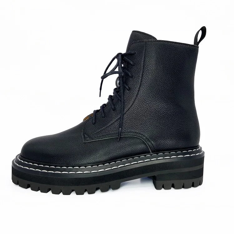 Wholesale Genuine Leather Women Ankle Boots Luxury Fashion Custom Winter Black Boots Zipper Up Women boots
Wholesale Genuine Leather Women Ankle Boots Luxury Fashion Custom Winter Black Boots Zipper Up Women boots