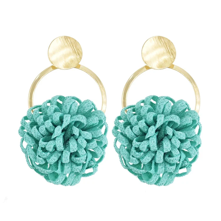 New fashion all-match fabric handmade earrings ladies trend ethnic style individual flower multicolor earrings wholesale
New fashion all-match fabric handmade earrings ladies trend ethnic style individual flower multicolor earrings wholesale