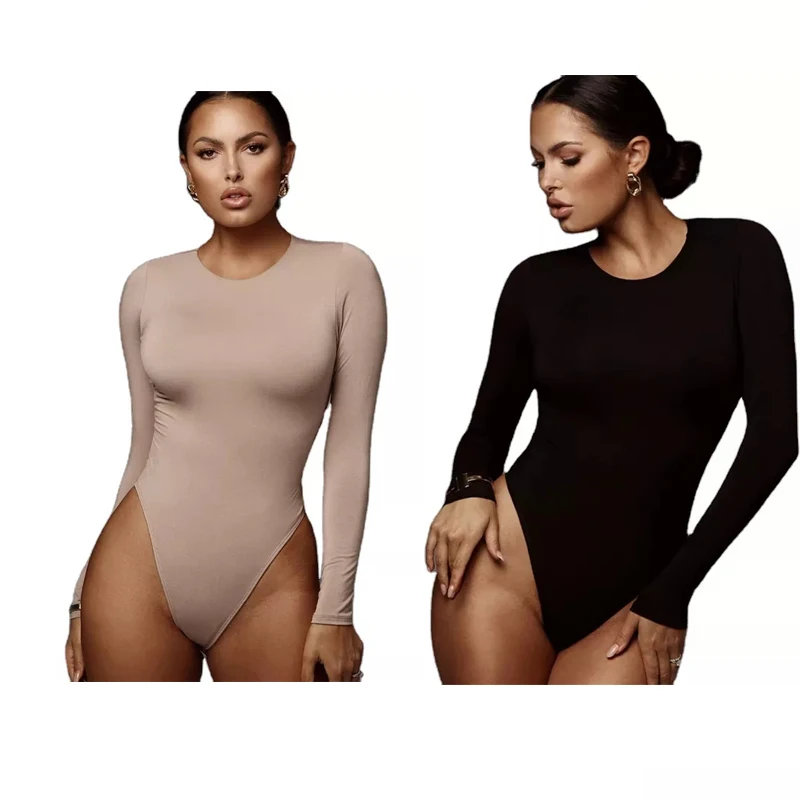 2021 Wholesale sexy women's body shaping underwear long sleeve solid color one piece bodysuit for summer, Grey
2021 Wholesale sexy women's body shaping underwear long sleeve solid color one piece bodysuit for summer, Grey