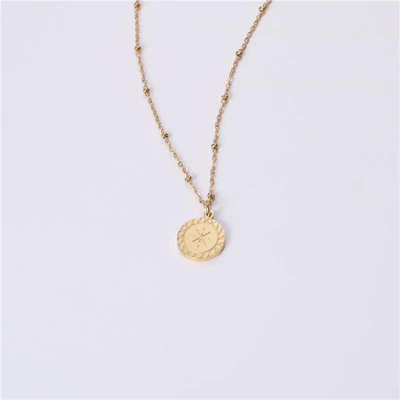 Jewelry Women Girls Gift Shopping Online 18k Gold Plated Starburst Round Pendant Necklace Stainless Steel Necklace
Jewelry Women Girls Gift Shopping Online 18k Gold Plated Starburst Round Pendant Necklace Stainless Steel Necklace