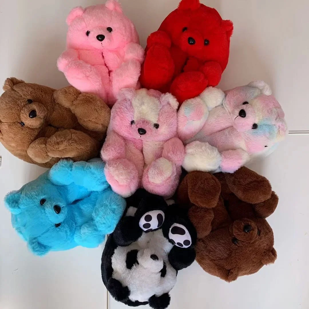 Fast delivery winter indoor bear animal shaped plush stylish women slipper shoes, Multi color
Fast delivery winter indoor bear animal shaped plush stylish women slipper shoes, Multi color