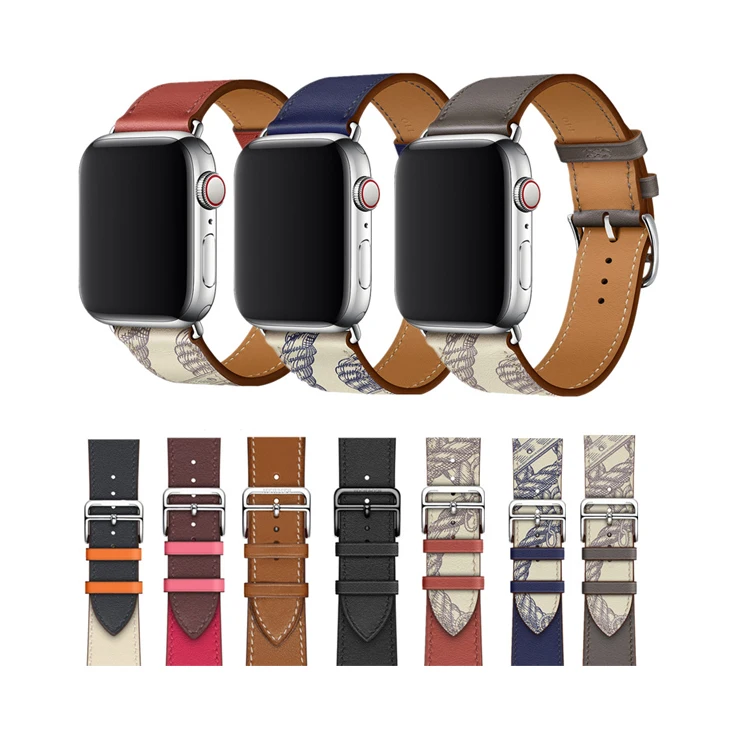Factory Wholesale High Quality Leather Loop For Apple Watch Band Series 1 2 3 4 5 6 Sports Strap i watch Luxury band 
Factory Wholesale High Quality Leather Loop For Apple Watch Band Series 1 2 3 4 5 6 Sports Strap i watch Luxury band