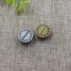nickel free and eco friendly vintage metal material silver alloy denim jeans button and rivet