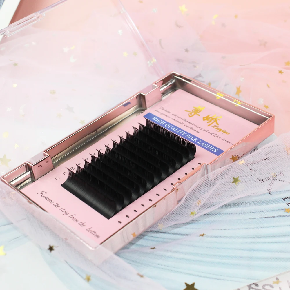 Lash Extension Silk Individual In Bulk Professional Eyelash Extention Supplies, Natural black
Lash Extension Silk Individual In Bulk Professional Eyelash Extention Supplies, Natural black