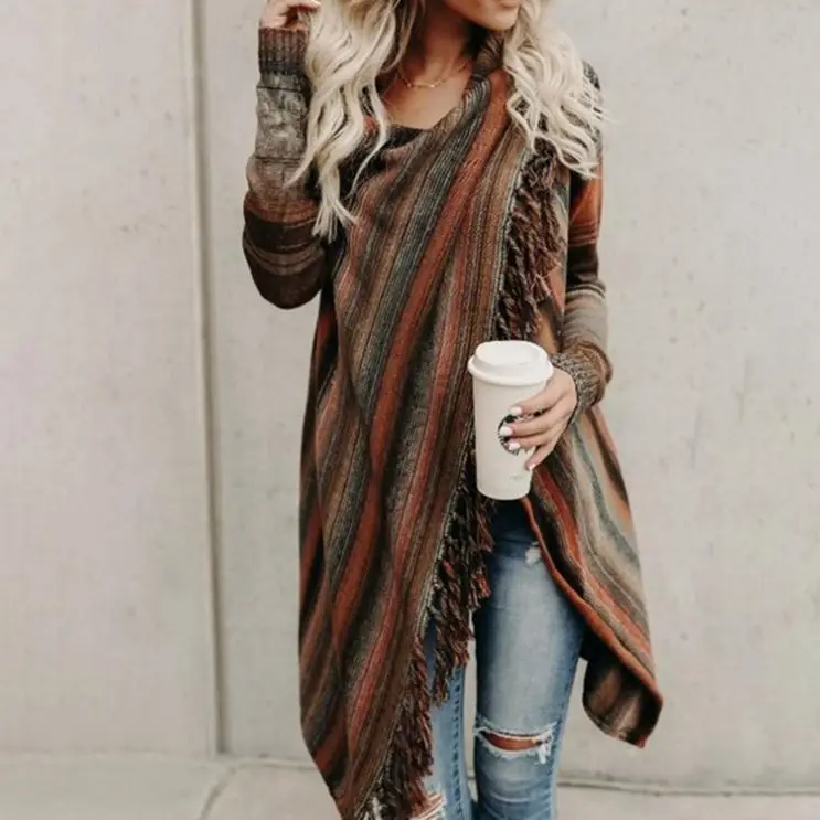 Women's new cardigan personalized sweater large knitwear coat autumn and winter warm coat fashion
Women's new cardigan personalized sweater large knitwear coat autumn and winter warm coat fashion