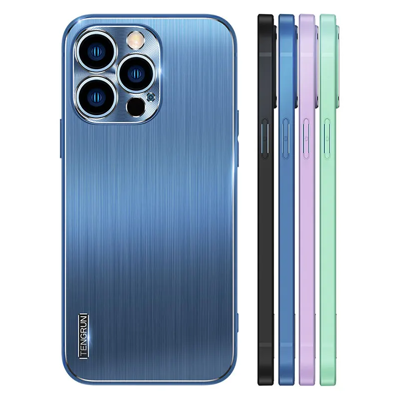 Scasync Aluminum Alloy Metal Brushed Shockproof Phone Cover Case for Apple iPhone X XR XS MAX 11 Pro Max 12 mini 13, As picture show or custom
Scasync Aluminum Alloy Metal Brushed Shockproof Phone Cover Case for Apple iPhone X XR XS MAX 11 Pro Max 12 mini 13, As picture show or custom