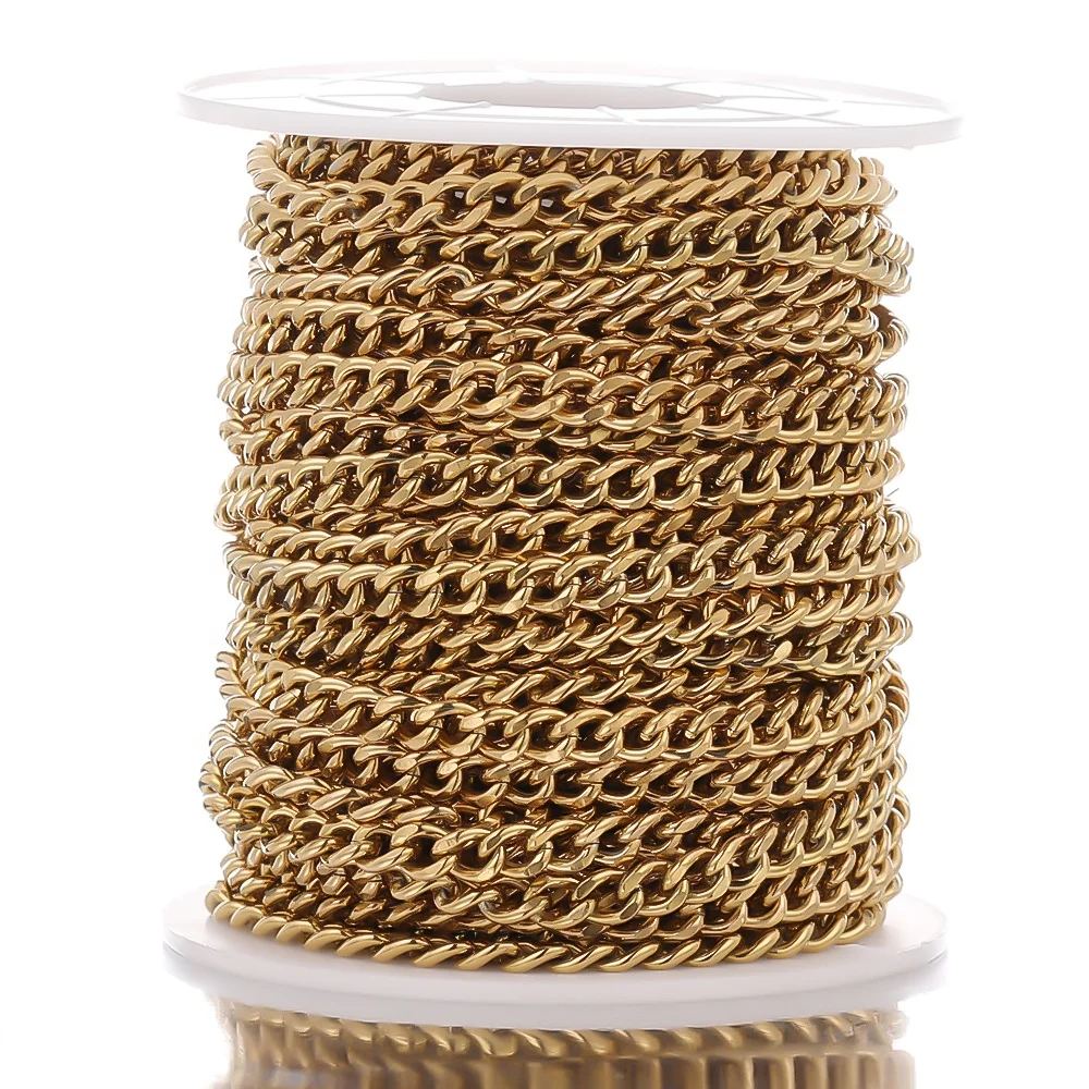 Handmade 1 Meter Stainless Steel Chains Bulk for DIY Jewelry Making Crafts Bracelet Accessories
Handmade 1 Meter Stainless Steel Chains Bulk for DIY Jewelry Making Crafts Bracelet Accessories
