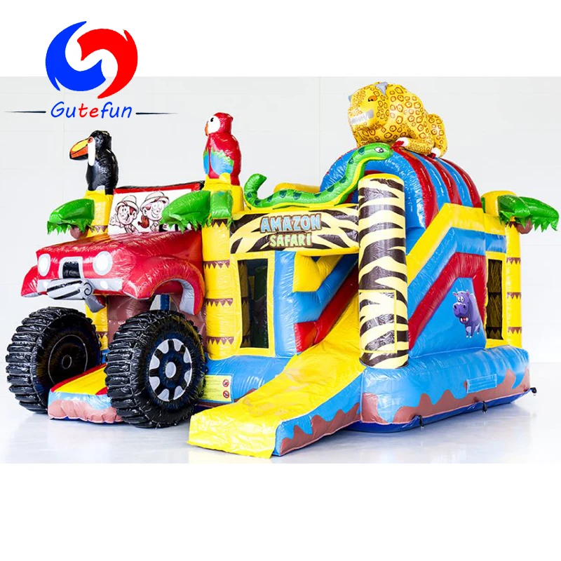 GUTEFUN 2020 NEW multi play colorful amazing 3D elements amazon safari inflatable jumper combo for every party event
GUTEFUN 2020 NEW multi play colorful amazing 3D elements amazon safari inflatable jumper combo for every party event