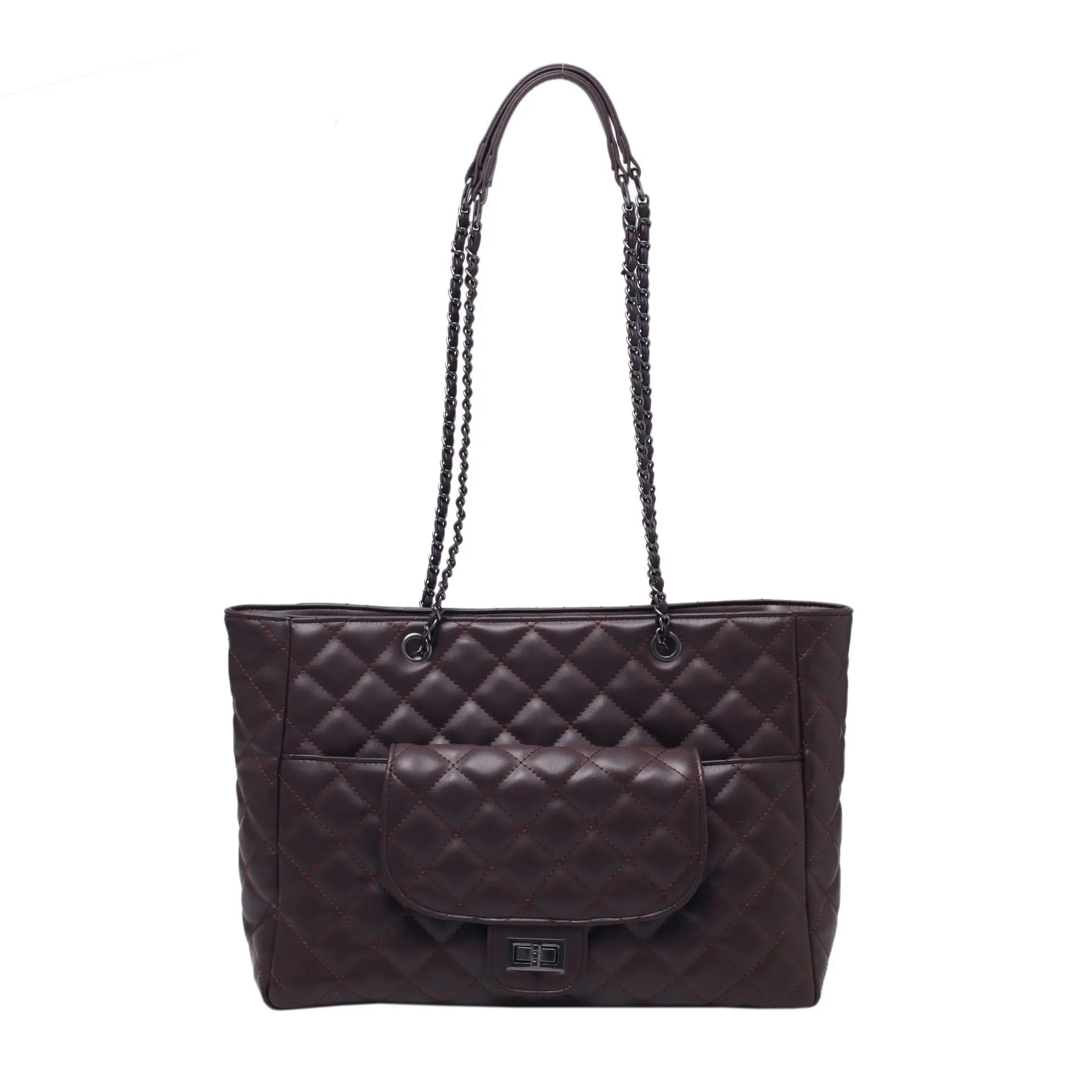 Fashion Korean Large Capacity Female Diamond Simple Chain Bag Single Shoulder Bag Tote Bag
Fashion Korean Large Capacity Female Diamond Simple Chain Bag Single Shoulder Bag Tote Bag
