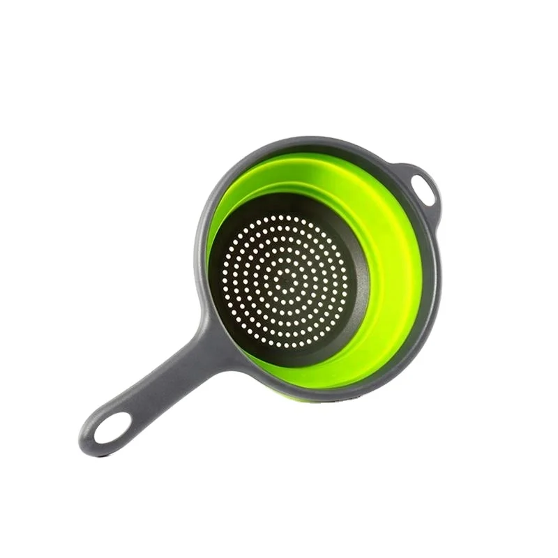 Wholesale Food Grade Plastic Collapsible Bowl Colander Food Strainer with Long Handle, Green, red, or customized
Wholesale Food Grade Plastic Collapsible Bowl Colander Food Strainer with Long Handle, Green, red, or customized