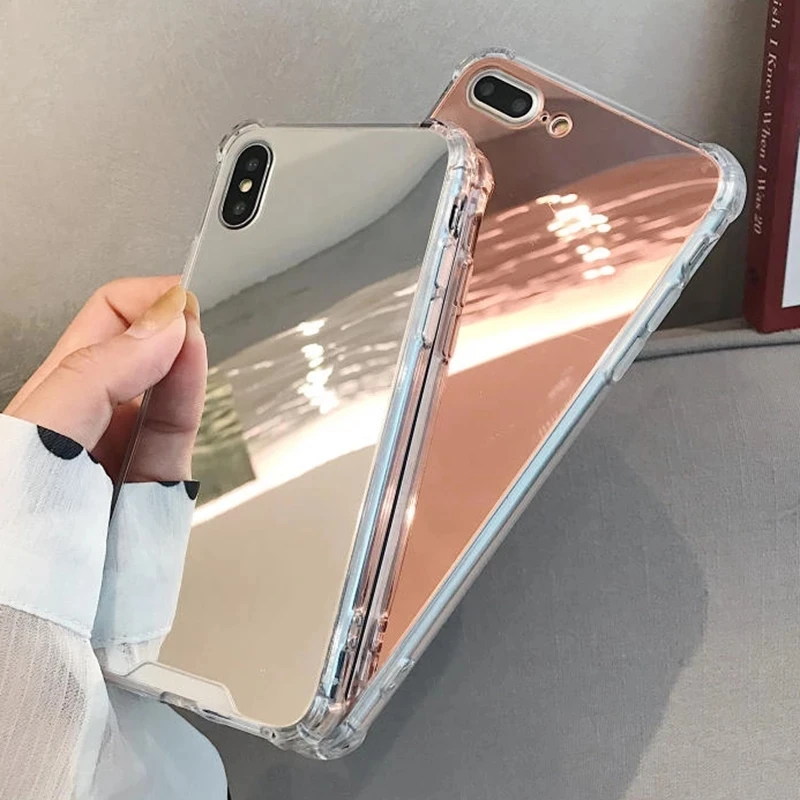 Airbag Full View Mirror Case for iphone 11 Pro MAX 6 6s 8 7 Plus 12 X XS Max XR SE 2020 Shockproof Soft Silicon Phone Back Cover
Airbag Full View Mirror Case for iphone 11 Pro MAX 6 6s 8 7 Plus 12 X XS Max XR SE 2020 Shockproof Soft Silicon Phone Back Cover