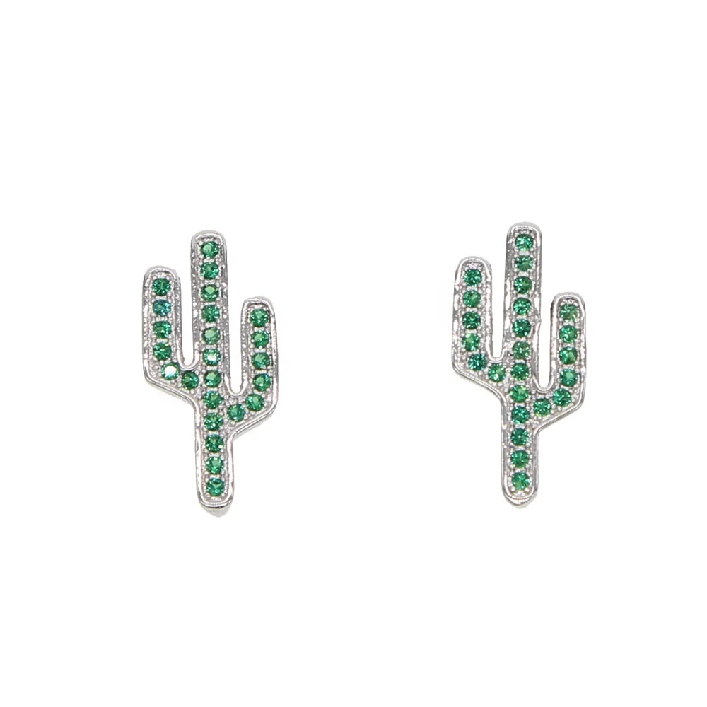 Mini style fashion fresh natural elegant girl Dazzling green mini CZ Cactus Tree charm cute Stud Earring delicate jewelry
Mini style fashion fresh natural elegant girl Dazzling green mini CZ Cactus Tree charm cute Stud Earring delicate jewelry