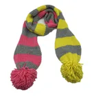 Amazon Hot Selling kids winter knitting scarf handmade