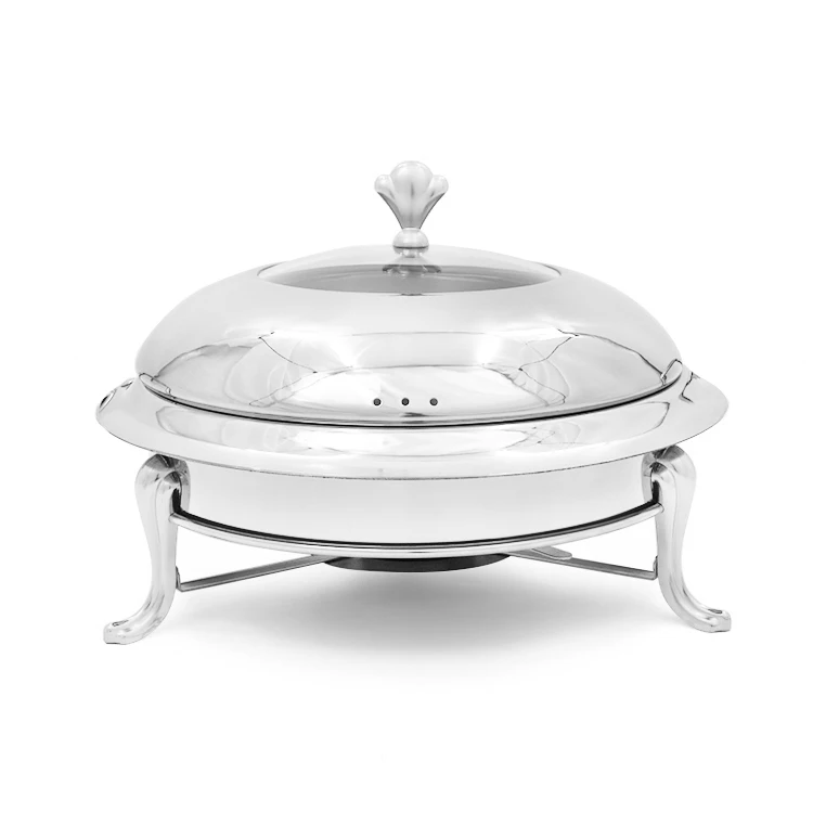 Hotel Buffet warmer food chili crab pot Oval Chafer dishes with Glass Viewing Window holding
Hotel Buffet warmer food chili crab pot Oval Chafer dishes with Glass Viewing Window holding