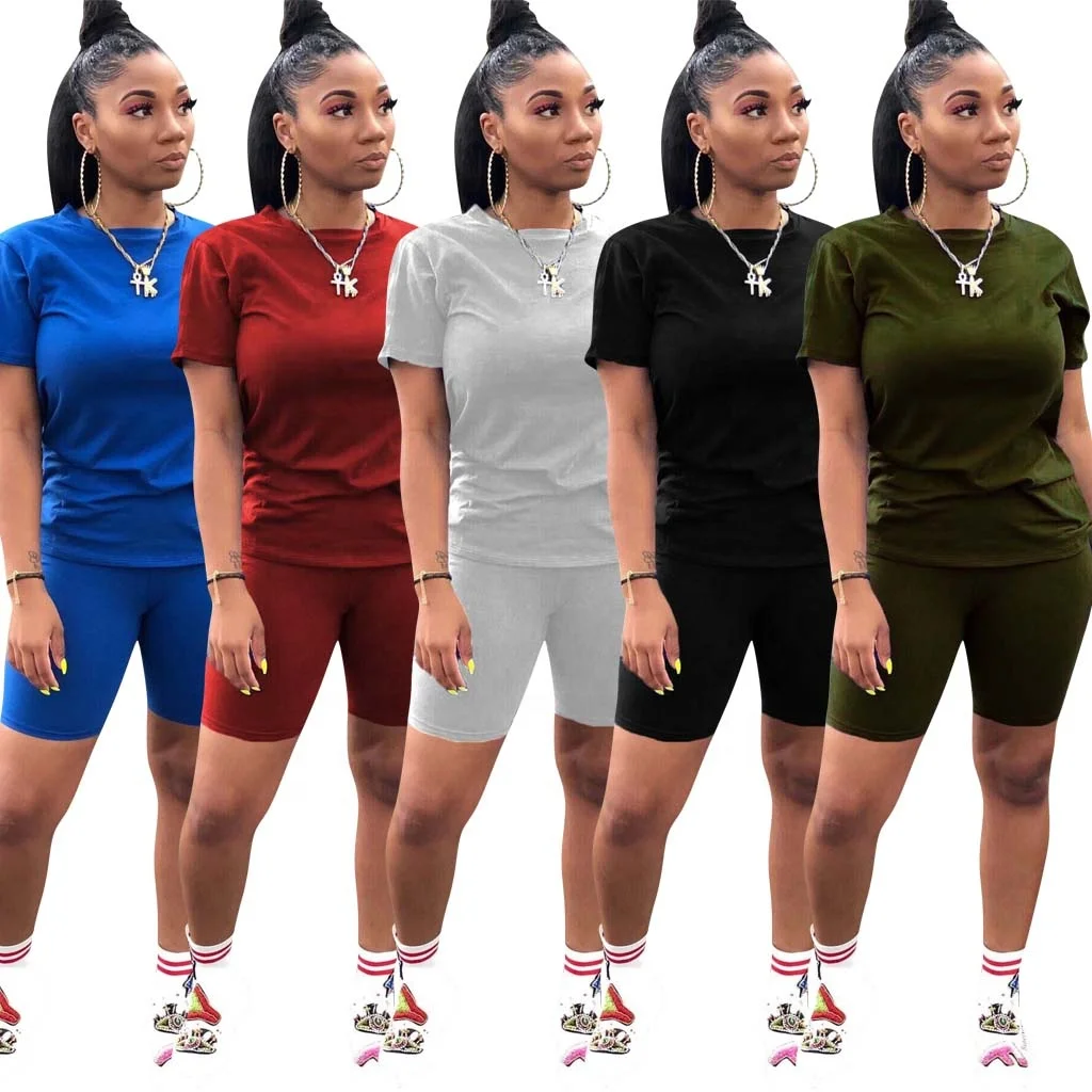 Wholesale Summer Casual Women Clothing Sexy Loose Two Piece Set Short Crop Top And Pencil Plus Size Short Pants Sets
Wholesale Summer Casual Women Clothing Sexy Loose Two Piece Set Short Crop Top And Pencil Plus Size Short Pants Sets