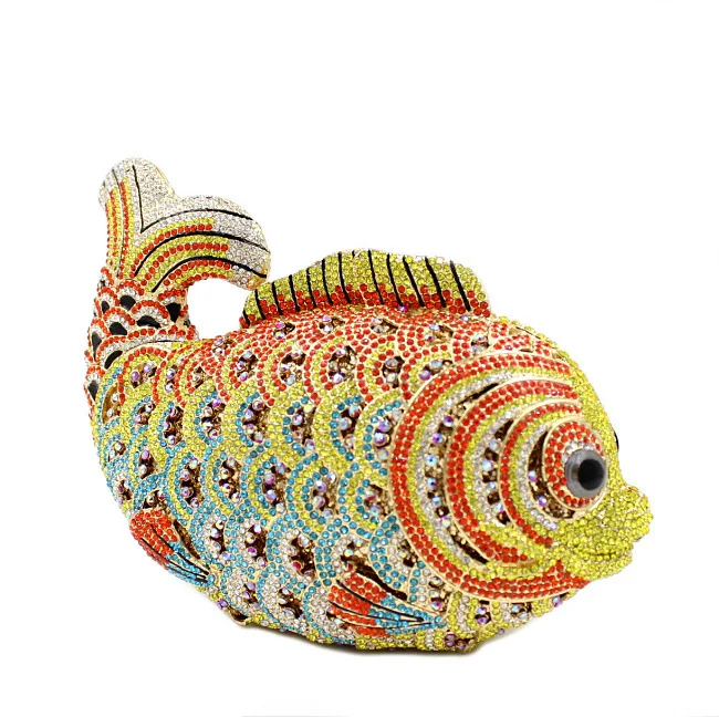 New design diamond rhinestone purse clutch fish design evening clutch bag elegant bridal wedding bag, As picture
New design diamond rhinestone purse clutch fish design evening clutch bag elegant bridal wedding bag, As picture