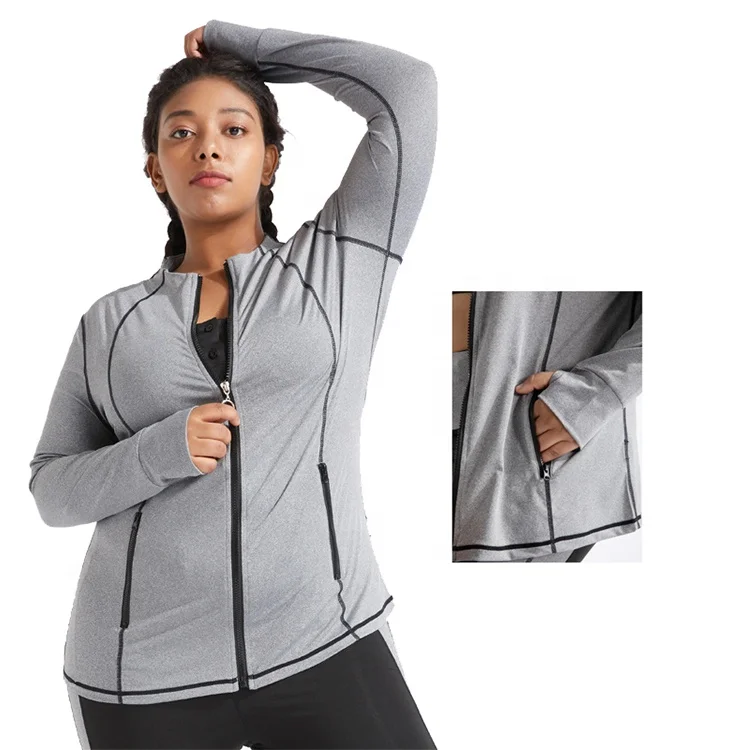 High Quality Zipper Loose Long Sleeve Gym Wear Running Yoga Top Jacket For Plus Size Women, 1 colors
High Quality Zipper Loose Long Sleeve Gym Wear Running Yoga Top Jacket For Plus Size Women, 1 colors