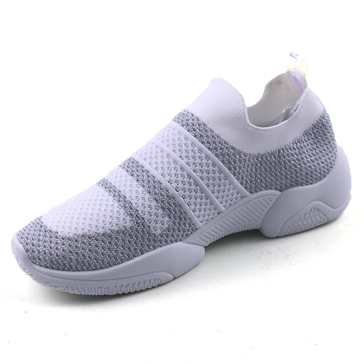 Black Fashion Sports Shoes Breathable Fly Knit Upper Running Sneakers For Men, White
Black Fashion Sports Shoes Breathable Fly Knit Upper Running Sneakers For Men, White