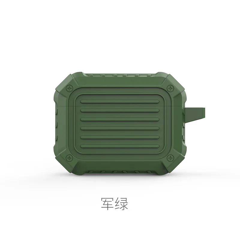 Drop Shipping Luxury High Quality Armor Shockproof Silicon Protective Earphone Case Cover For Airpods Pro 1 2 With Keychain, Black, white, red, green, blue,grey, orange, yellow
Drop Shipping Luxury High Quality Armor Shockproof Silicon Protective Earphone Case Cover For Airpods Pro 1 2 With Keychain, Black, white, red, green, blue,grey, orange, yellow