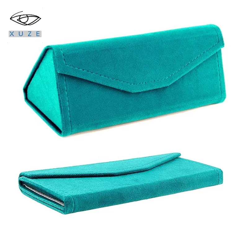 velvet covered surface Multicolor clear foldable women glasses case with custom logo
velvet covered surface Multicolor clear foldable women glasses case with custom logo