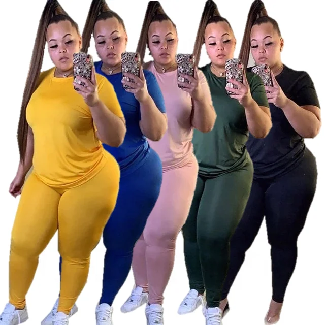 Short Sleeve long pants sweatsuit women sets Outfits Jogging Suit Two Piece Sets Jogger Set Plus Size Summer Women Clothing
Short Sleeve long pants sweatsuit women sets Outfits Jogging Suit Two Piece Sets Jogger Set Plus Size Summer Women Clothing