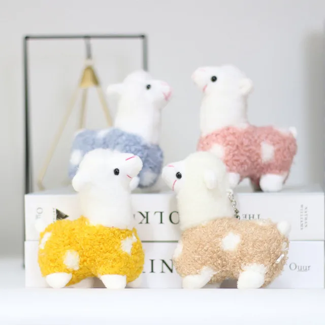 Soft Cotton Standing Alpaca Toys Stuffed Plush Doll Key Chain Rainbow Horse Camel Animals Keychains
Soft Cotton Standing Alpaca Toys Stuffed Plush Doll Key Chain Rainbow Horse Camel Animals Keychains