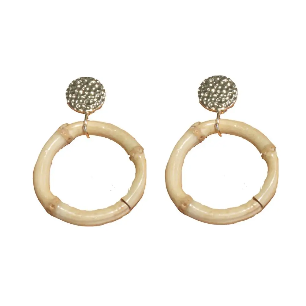 New Round Drop Earrings Natural Bamboo Rattan Handmade Circle Statement Earrings For Women Jewelry, Colorful
New Round Drop Earrings Natural Bamboo Rattan Handmade Circle Statement Earrings For Women Jewelry, Colorful