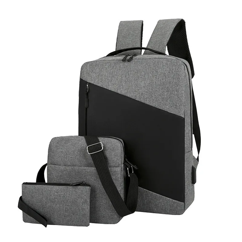 Two shoulder computer bag men's 15.6-inch high-capacity female student schoolbag three piece set Korean backpack cross border, 4 colors or customized
Two shoulder computer bag men's 15.6-inch high-capacity female student schoolbag three piece set Korean backpack cross border, 4 colors or customized