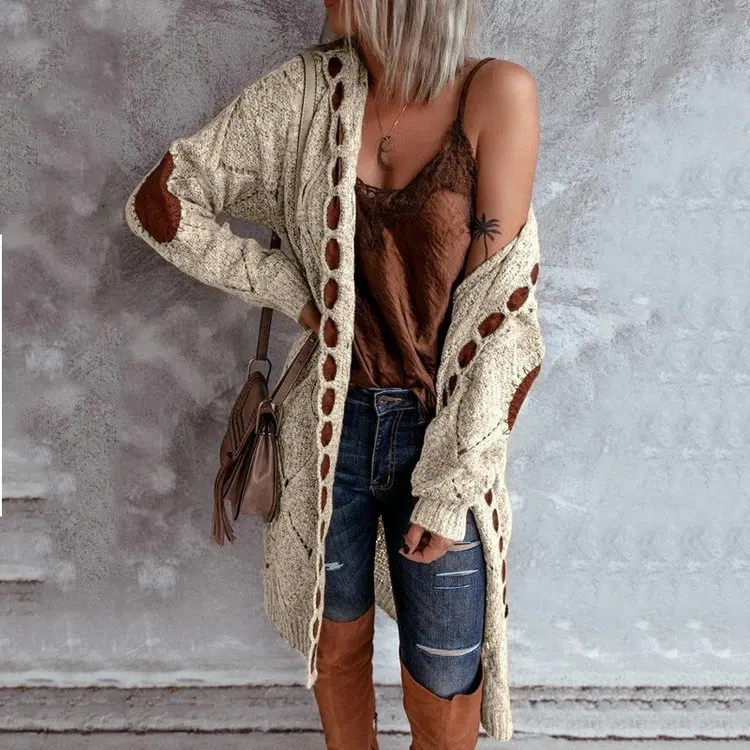 Women clothing plus size coats loose knitted sweater hoodie cardigan casual long sleeveles cardigan
Women clothing plus size coats loose knitted sweater hoodie cardigan casual long sleeveles cardigan