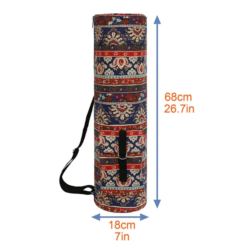 TY Fashion Sports Yoga Mat Storage Shoulder Bag Bohemian Messenger Bag Cylinder for outdoor activities, Colorful
TY Fashion Sports Yoga Mat Storage Shoulder Bag Bohemian Messenger Bag Cylinder for outdoor activities, Colorful