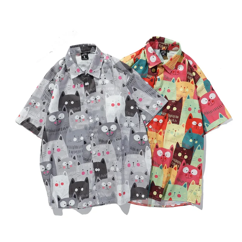Wholesale Custom OEM 2022 New Design Fashion Hip Hop Loose-fit Summer resort Tops Printed Short Sleeve plus size men's shirts
Wholesale Custom OEM 2022 New Design Fashion Hip Hop Loose-fit Summer resort Tops Printed Short Sleeve plus size men's shirts