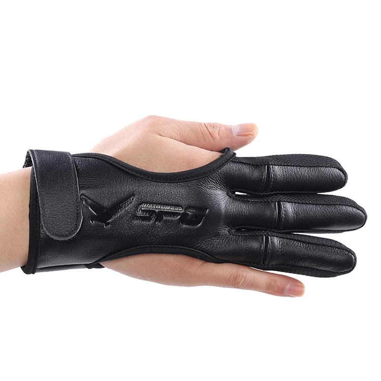 Archery Adjustable Deerskin Protective Glove Black Archery Leather Glove 3 Finger for Archery
Archery Adjustable Deerskin Protective Glove Black Archery Leather Glove 3 Finger for Archery