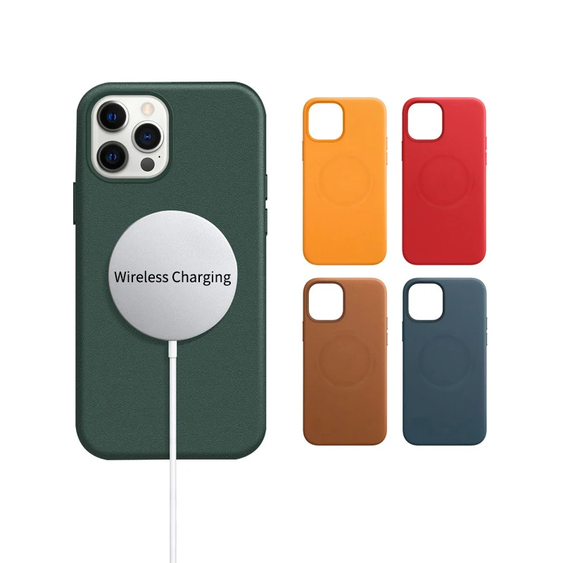Luxury Original LOGO Leather Phone Case Microfiber Lining Magnetic Charging Phone Cases for iPhone 12 Pro Max 12mini, 5 colors
Luxury Original LOGO Leather Phone Case Microfiber Lining Magnetic Charging Phone Cases for iPhone 12 Pro Max 12mini, 5 colors