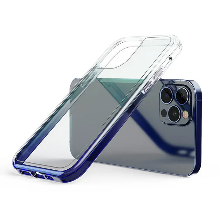 Color Gradient Back Cover for iPhone 11 Pro Max 2.4mm Luxury Brand Clear Phone Case for iPhone 12
Color Gradient Back Cover for iPhone 11 Pro Max 2.4mm Luxury Brand Clear Phone Case for iPhone 12