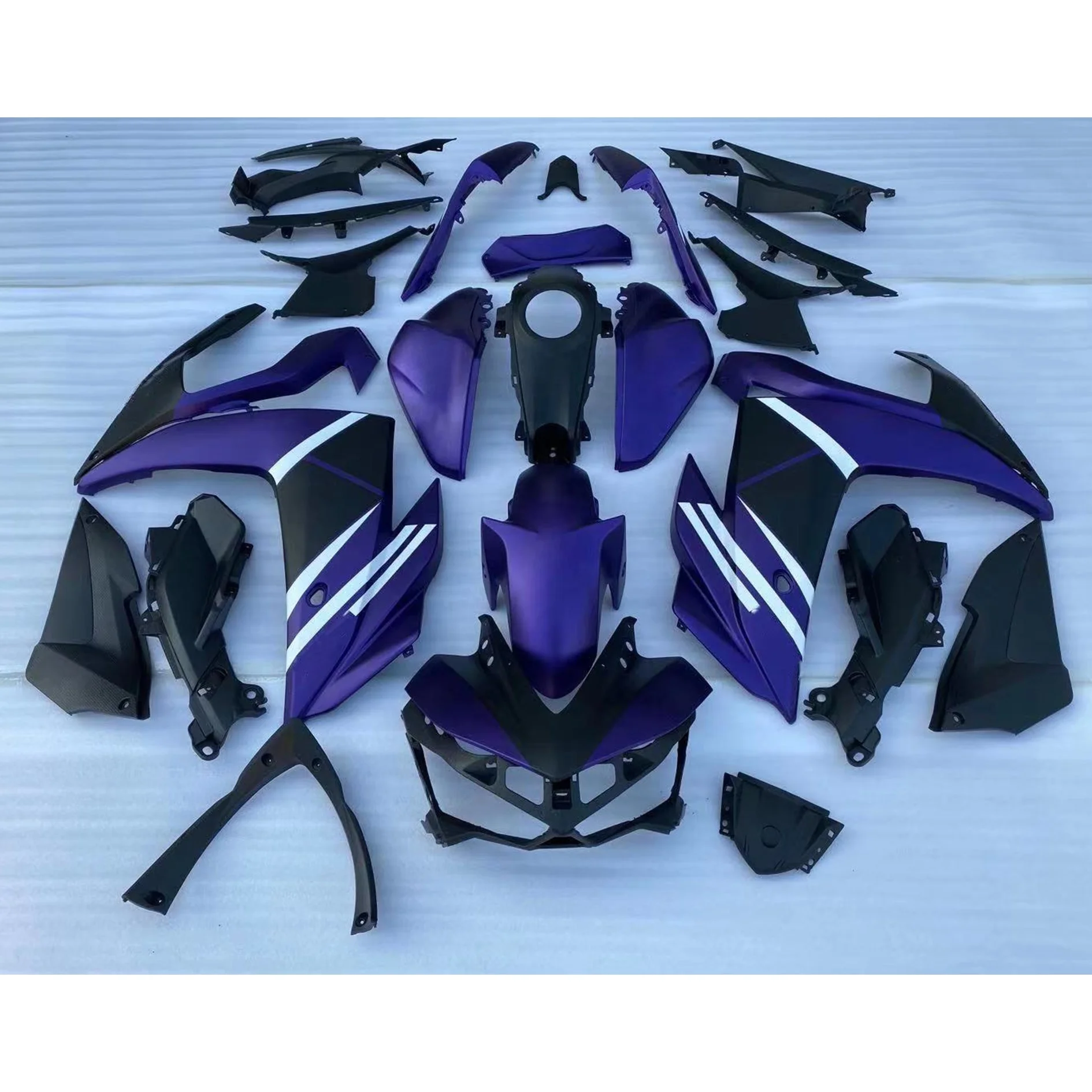 2022 WHSC Matte Purple Black Motorcycle Accessories For YAMAHA R3 2015-2018 15 16 17 18 Motorcycle Body Systems Fairing Kits, Pictures shown
2022 WHSC Matte Purple Black Motorcycle Accessories For YAMAHA R3 2015-2018 15 16 17 18 Motorcycle Body Systems Fairing Kits, Pictures shown