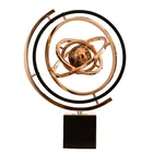 Metal globe ornaments living room home decorations study office decoration furnishings