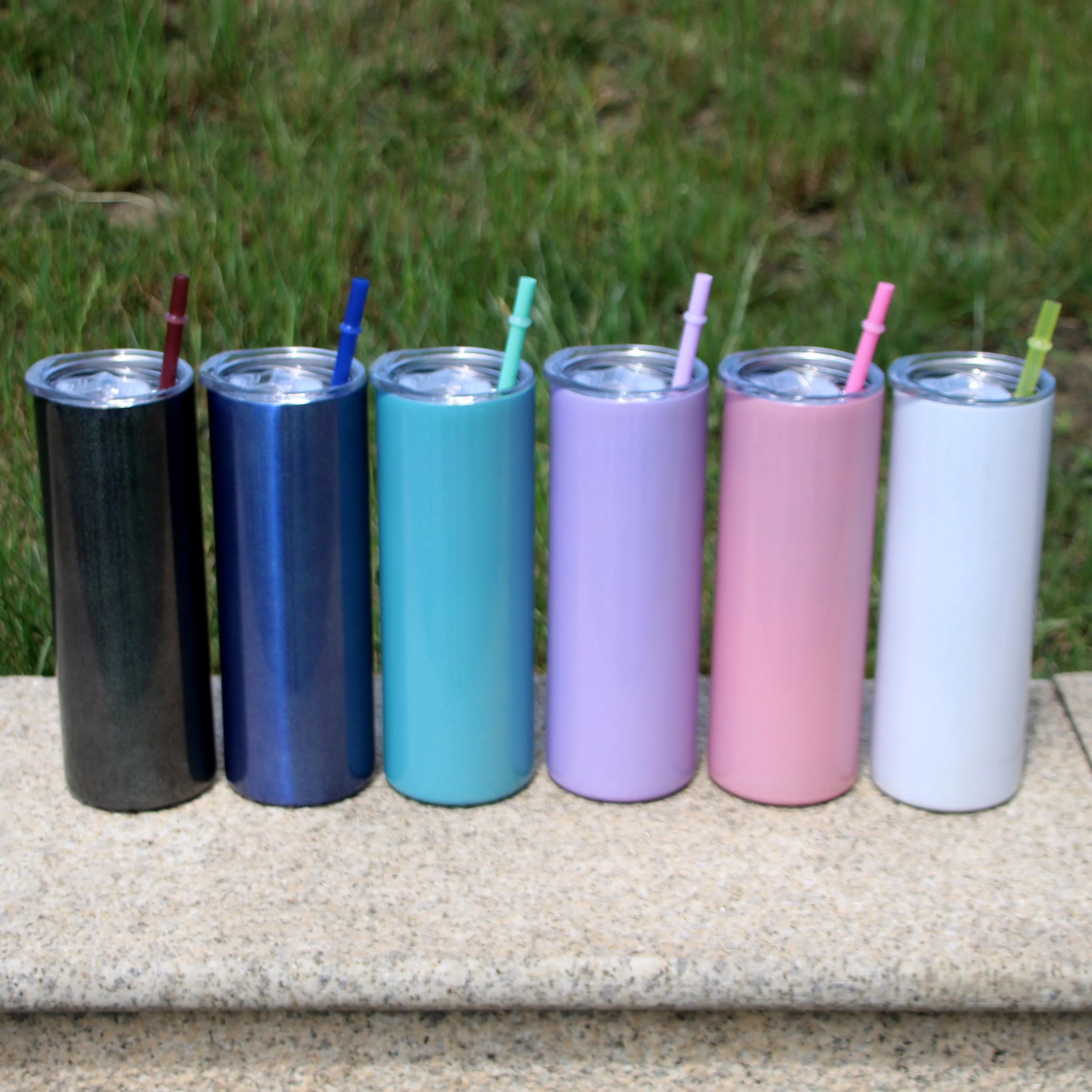 TJS 20oz sublimation blanks tumbler 18/8 stainless steel glitter Sublimation straight skinny tumbler with straw
TJS 20oz sublimation blanks tumbler 18/8 stainless steel glitter Sublimation straight skinny tumbler with straw