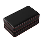 Leather Travel Cigar Humidor Wooden Cigar Box Case
