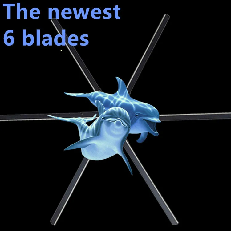 The Newest 6Blades 3D Advertising Fan Hologram 76cm Audio App Control WiFi Advertising Display Projector Rotate Player
The Newest 6Blades 3D Advertising Fan Hologram 76cm Audio App Control WiFi Advertising Display Projector Rotate Player