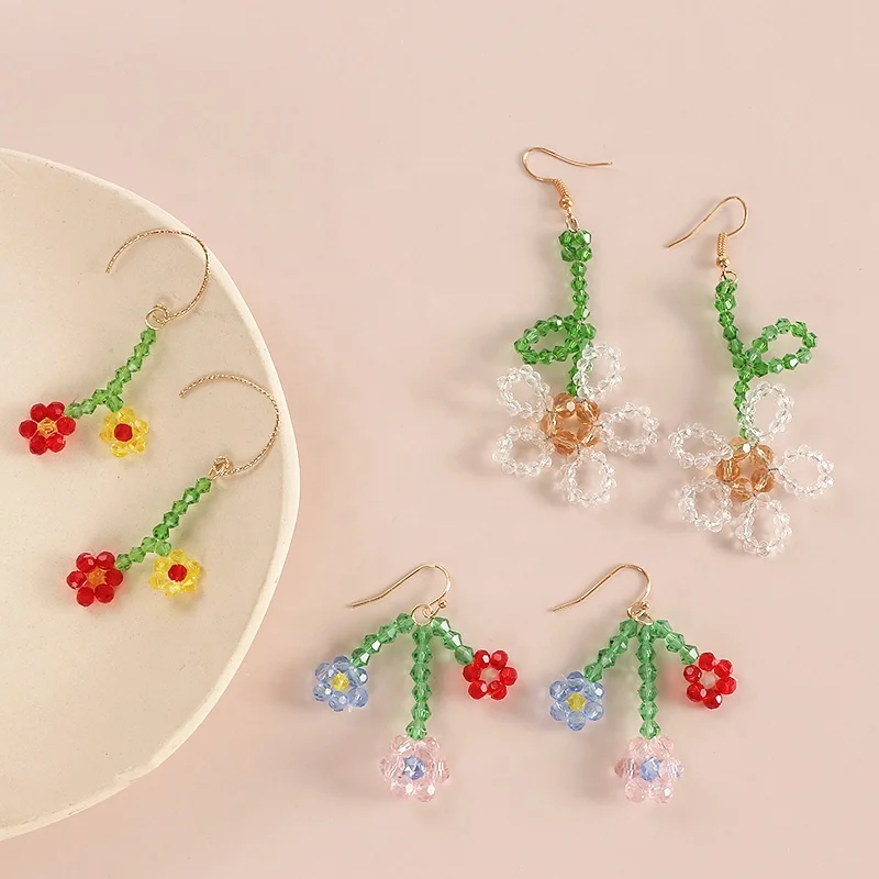 JUHU Hollow Handmade Earrings Trendy Acrylic Girl Dangle Earrings Crystal Flower Long Pendant Earrings For Women Cute Jewelry, Colorful
JUHU Hollow Handmade Earrings Trendy Acrylic Girl Dangle Earrings Crystal Flower Long Pendant Earrings For Women Cute Jewelry, Colorful