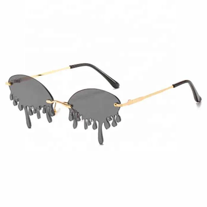 2020 New fashion funny sun glasses European and American net red stage teardrop style diamond rimless women sunglasses, Customized color
2020 New fashion funny sun glasses European and American net red stage teardrop style diamond rimless women sunglasses, Customized color